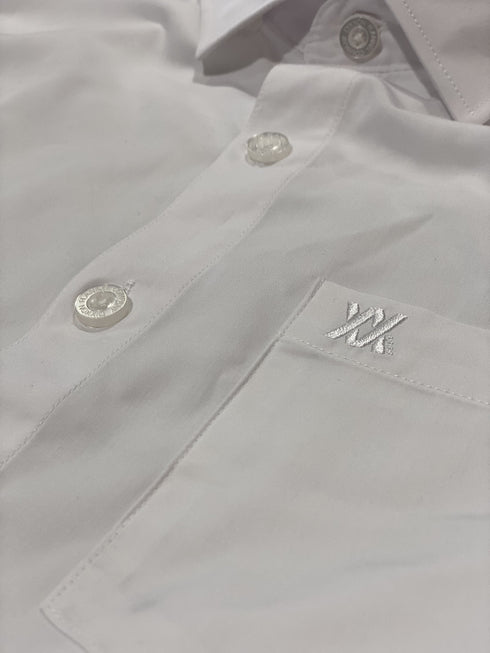 BAMBOO SHORT SLEEVE BUTTON UP WHITE 2.0 - MENS